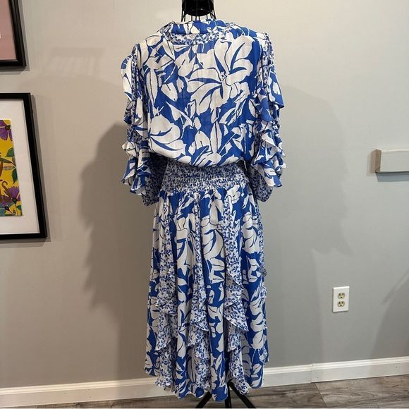 Vintage Assorti Floral Ruffle Dress by Susan Freis - Picture 7 of 12